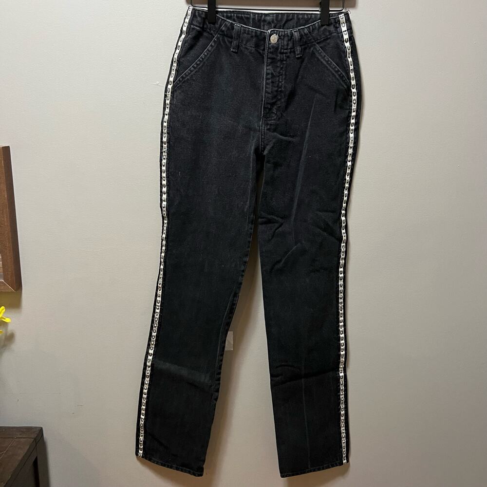 Vintage Roper black horseshoe mom jeans size 5